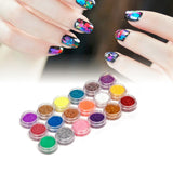 Nail & Eye Art Glitter Pods includes 18 Colors