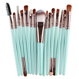 15 Piece Pofessional Makeup Brushes Tool Kit