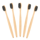 Natural Pure Bamboo Soft Toothbrush Portable (1, 2 or 5 pieces)